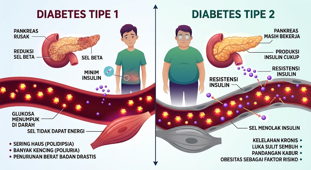 Diabetes Melitus: Kenali Gejala, Faktor Risiko, dan Cara Mencegah Komplikasinya